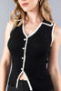 Imagen de Blusa Tejida Detalle Contraste Color