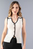 Imagen de Blusa Tejida Detalle Contraste Color