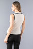 Imagen de Blusa Tejida Detalle Contraste Color