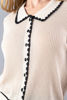 Imagen de Blusa Tejida Mangas Con Contraste