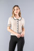 Imagen de Blusa Tejida Mangas Con Contraste