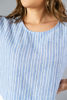 Imagen de Blusa En Rayas Cuello Redondo