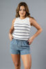 Imagen de Blusa Sin Mangas En Rayas