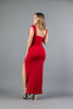 Imagen de Vestido Cuello V, Abertura Pierna