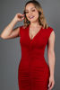 Imagen de Vestido Cuello V Recogido