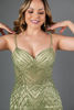 Imagen de Vestido Tirante Brillo Sirena