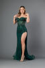 Imagen de Vestido Off Shoulder Abalorios