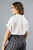 Imagen de Blusa En Rayon Con Cuello, Nudo EN Cintura   ( Exclusiva Pagina)