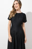 Imagen de Vestido Cuello Redondo Mangas Balloon