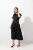 Imagen de Vestido Cuello Redondo Mangas Balloon