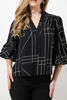 Imagen de Blusa Cuello Chino Manga 3 / 4   ( Exclusiva Pagina)
