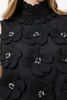 Imagen de Blusa Cuello Alto Sin Mangas Flores Relieve