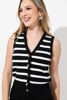 Imagen de Blusa En Rayas Estilo Chaleco