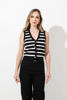 Imagen de Blusa En Rayas Estilo Chaleco