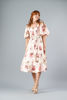 Imagen de Vestido Print Floral Cuello V Con Cinturon