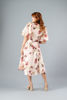 Imagen de Vestido Print Floral Cuello V Con Cinturon