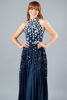 Imagen de Vestido Halter Falda Plisada     (Exclusivo Pagina)