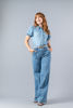 Imagen de High Rise, Straight Leg, Bolsa Parche Jeans