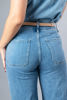 Imagen de High Rise, Straight Leg, Bolsa Parche Jeans