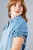 Imagen de Camisera Denim Manga Corta   ( Exclusiva Pagina)