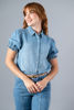 Imagen de Camisera Denim Manga Corta   ( Exclusiva Pagina)