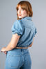 Imagen de Camisera Denim Manga Corta   ( Exclusiva Pagina)