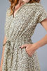 Imagen de Vestido Casual Cuello V Animal Print