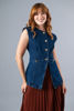Imagen de Chaleco Denim Con Hombreras   ( Exclusivo Pagina)
