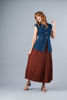 Imagen de Chaleco Denim Con Hombreras   ( Exclusivo Pagina)