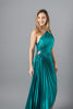 Imagen de Vestido Satin Plisado Un Hombro