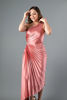 Imagen de Vestido Satin Plisado Un Hombro