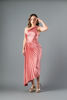 Imagen de Vestido Satin Plisado Un Hombro