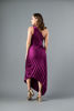 Imagen de Vestido Satin Plisado Un Hombro