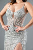 Imagen de Maxi Dress Lentejuelas, Abertura Falda