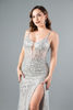 Imagen de Maxi Dress Lentejuelas, Abertura Falda