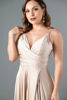 Imagen de Vestido Tirante Satin Con Abertura Falda