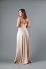 Imagen de Vestido Tirante Satin Con Abertura Falda