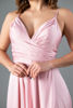 Imagen de Vestido Tirante Satin Con Abertura Falda