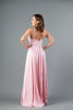 Imagen de Vestido Tirante Satin Con Abertura Falda