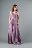 Imagen de Vestido Tirante Satin Con Abertura Falda