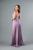 Imagen de Vestido Tirante Satin Con Abertura Falda