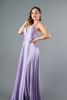 Imagen de Vestido Tirante Satin Con Abertura Falda