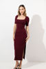 Imagen de Vestido Basico, Abertura Falda    ( Exclusivo Pagina)
