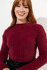 Imagen de Blusa Fuzzy, Cuello Alto Manga Larga