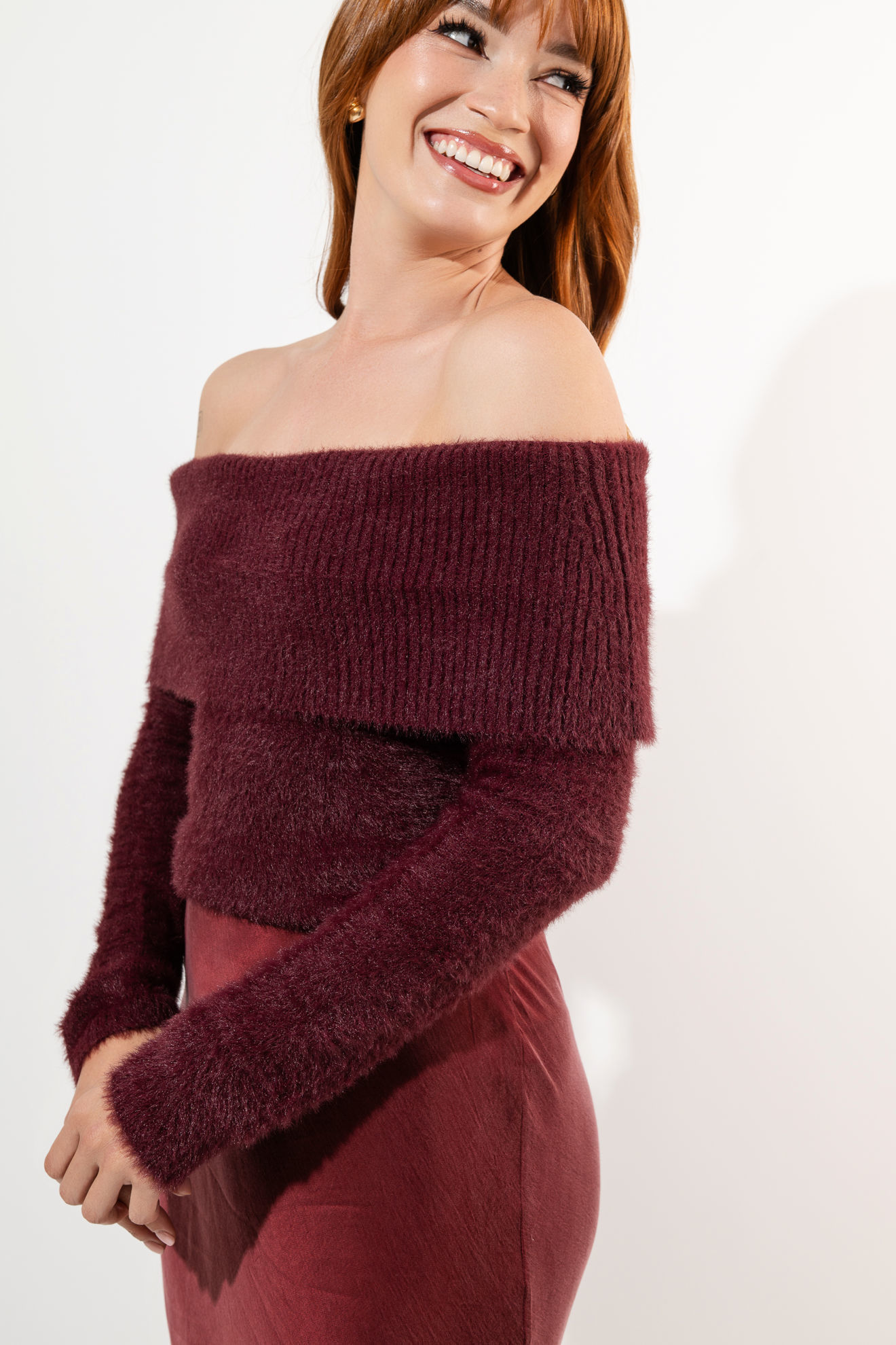 Imagen de Blusa Off Shoulder Manga Larga