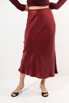 Imagen de Falda Midi En Satin