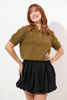 Imagen de Blusa Cuello Polo Manga Corta    ( Exclusiva Pagina)