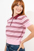 Imagen de T Shirt En Rayas Cuello Polo
