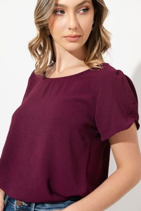 Imagen de Blusa Cuello Redondo Manga Corta