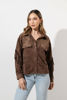 Imagen de Jacket Camisa En Suede Con Flecos
